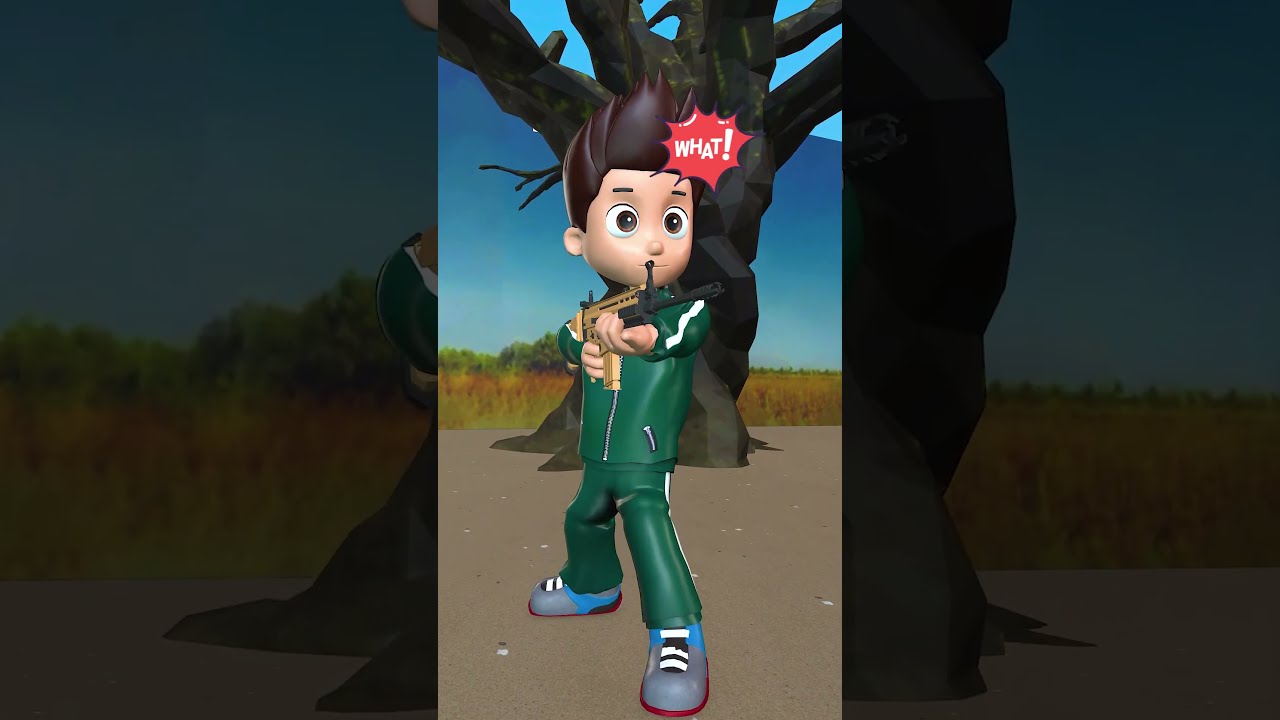 Ryder Faces Tough Challenges On His Squid Game Mission Pawpatrol Funny Shorts