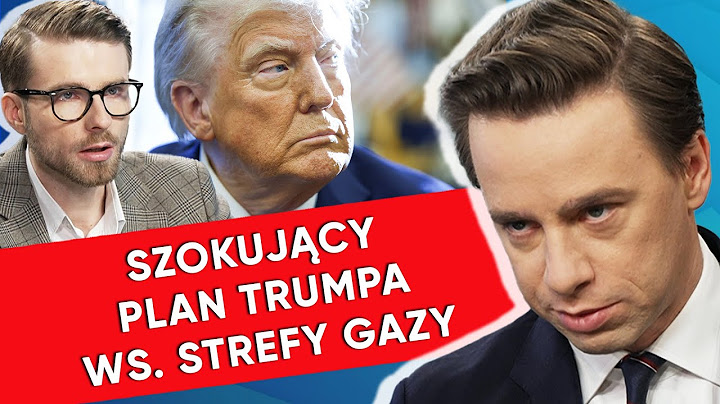 Szokujący plan Trumpa ws. Strefy Gazy. Bosak: Uśmiechnąłem się nieco