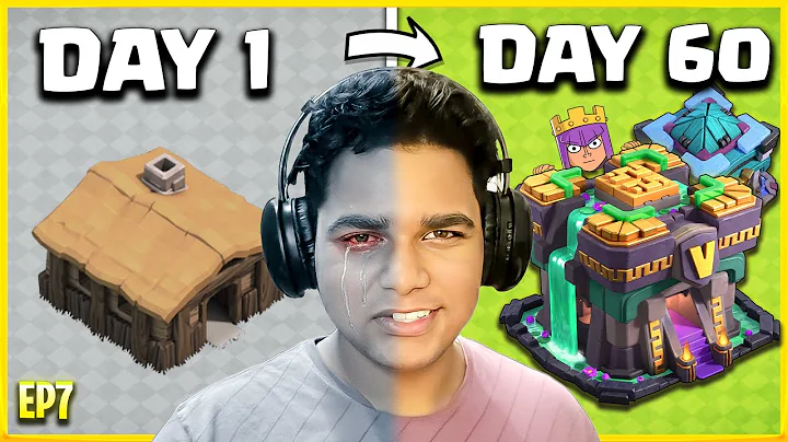 I Rushed My Base Nonstop for 60 Days! | TH1–TH17 Strategic Rush | Season 1 Ep7