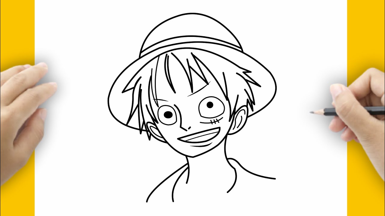 7 bước vẽ cách vẽ Luffy đơn giản dành cho người mới bắt đầu học vẽ manga