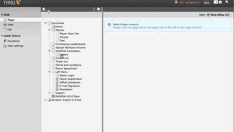 Typo3 - Hiding & Unhiding Pages