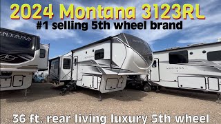 2024 Keystone Montana 3123RL Luxury Rear Living 5th Wheel