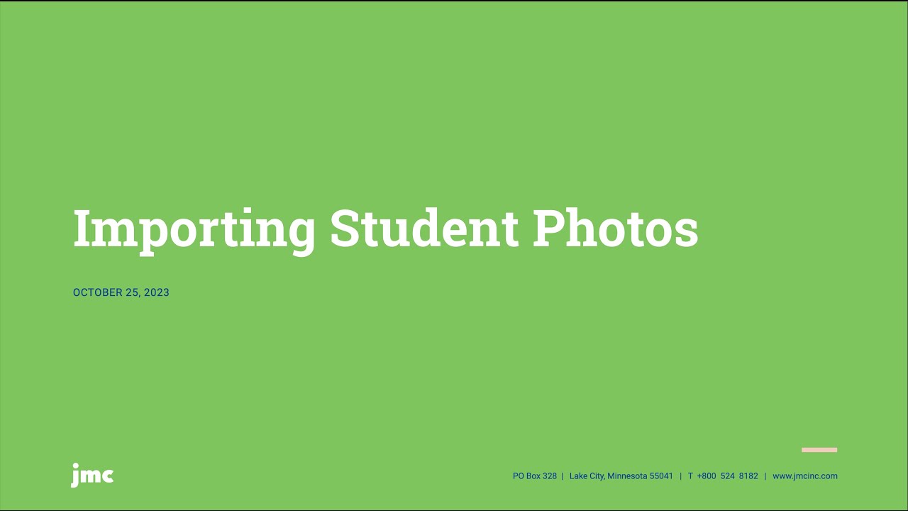 Importing Student Photos - YouTube