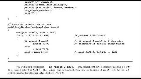 BITWISE OPERATORS IN C Part4