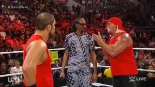 WWE RAW Snoop Dogg & Hulk Hogan Returns 2015