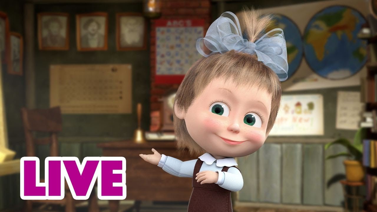 🔴 Live Stream 🎬 Masha And The Bear 🧩one More Try🤔 Youtube 