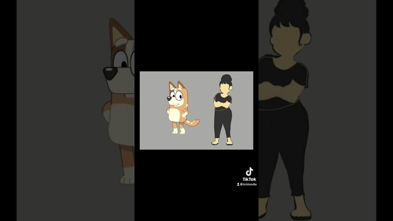Bluey Characters as Humans: Chilli #bluey #shorts #youtubeshorts #characterdesign #mom #artist #art
