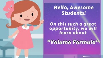 Volume Formula