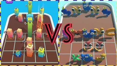 Merge Alphabet Lore Run vs Merge Number Cube - Merge Battle #9