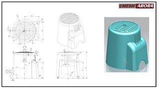 #NX CAD #SURFACE TUTORIAL #Drawing link is available below