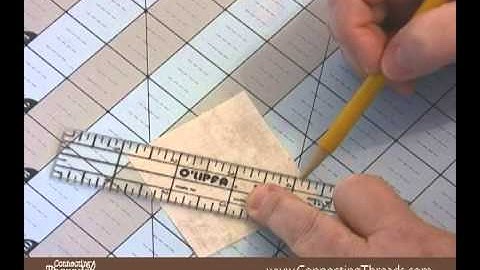 Flying Geese x 4 No Math Ruler by Lazy Girl Designs