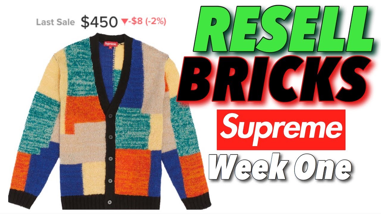 Resell Or Bricks? Supreme S/S '19 Week One on StockX! YouTube