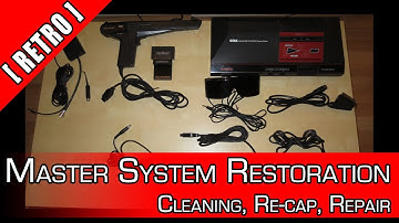 [Retro] Sega Master System Restoration - Cleaning, Re-cap, Repair