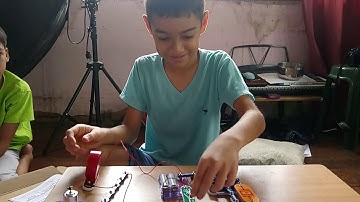 Electronic snap circuit :project first time test Sound activated switch