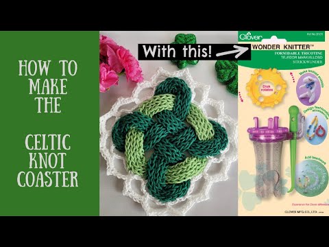 Learn how to weave this easy Celtic project using Clover's Wonder Knitter