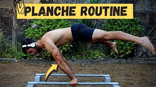 Full Planche Workout - My Current Routine 2020