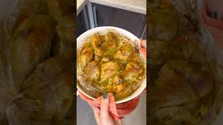 Капуста с курицей в рукаве🍗Из  доступных ингредиентов, на каждый день, вкусно и просто! #food