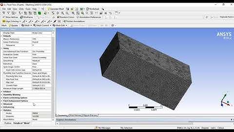 Fine meshing#using refinement option in meshing in Ansys workbench #CFD #Amazingview
