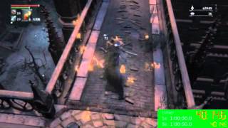 Bloodborne pile hammer＆cannon RTA 58:58 v1.02 no shortcuts