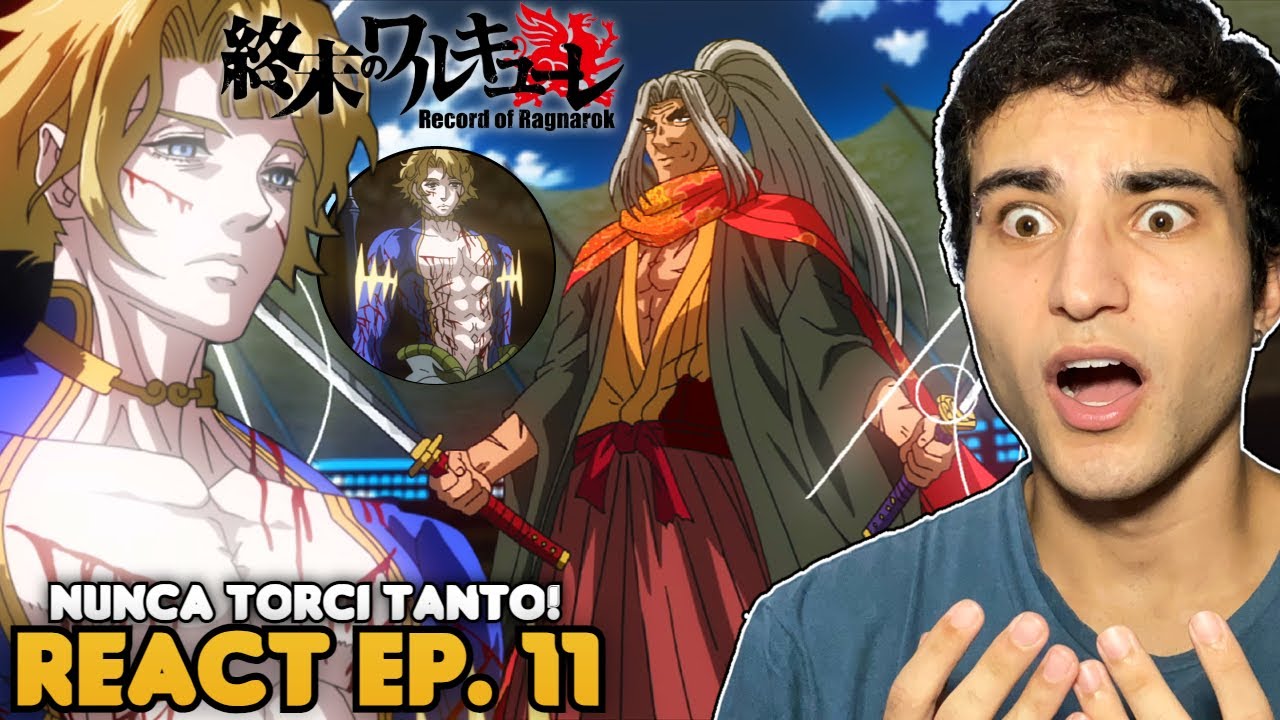 POSEIDON VS KOJIRO - React Record of Ragnarok EP. 11 (Shuumatsu no  Valkyrie) 