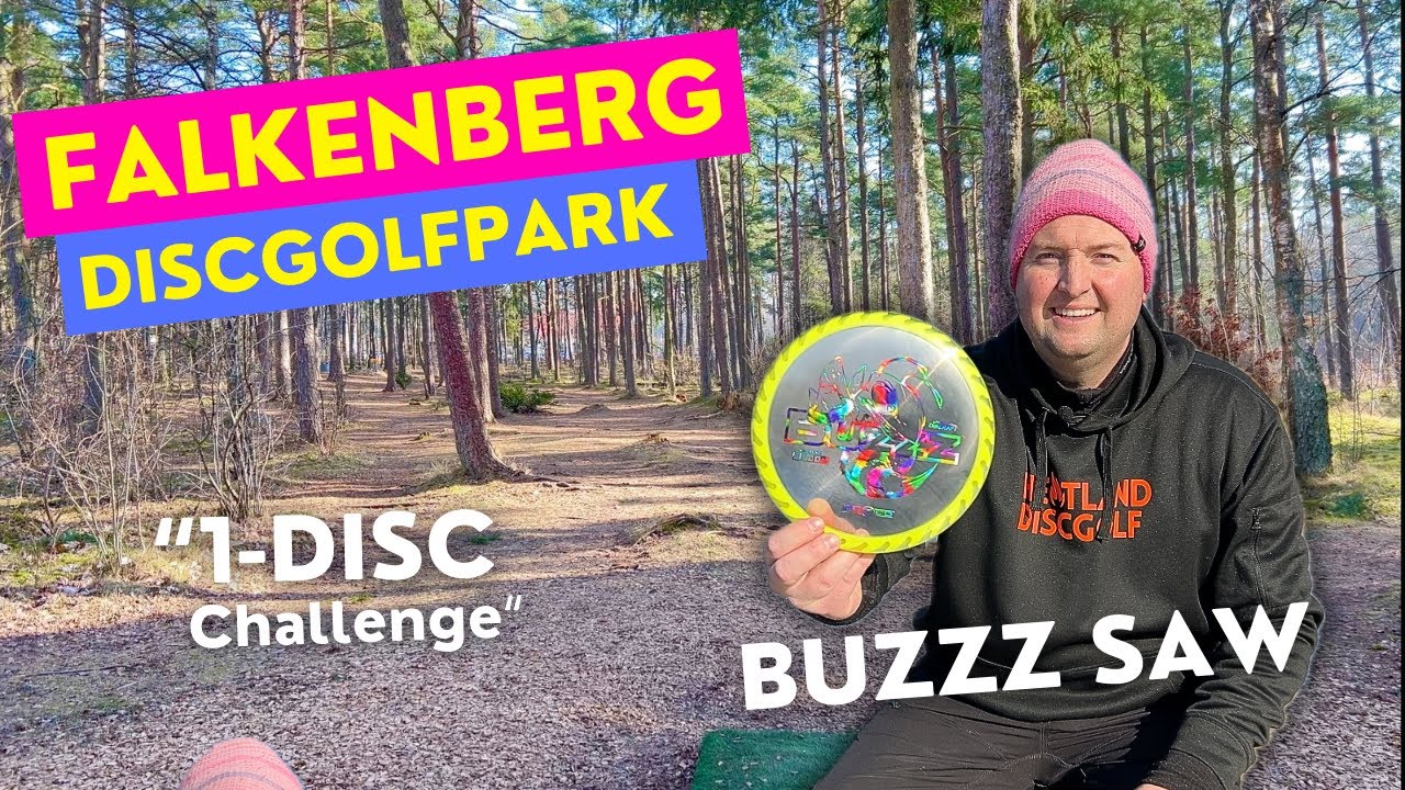 FALKENBERG DiscGolfPark - Förstaplats på Udisc topplista 2025 med endast BUZZZ Saw (Fuzed)