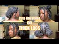 Cute Hairstyles For REALLY Thick Locs