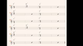 Practice video for blues improvisation