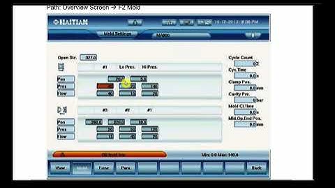 MOLD PAGE HAITIAN HMI PLC VIDEO- 5