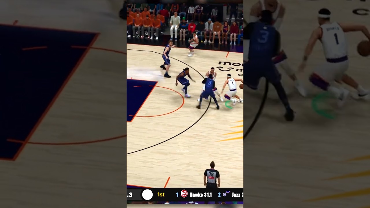 Девин Букер имитирует использование заслона для победного броска на последних секундах | NBA 2K26