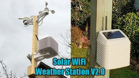 DIY Solar Powered WiFi Weather Station - V2.0 || Solar Weather Station ESP8266