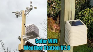 DIY Solar Powered WiFi Weather Station  V2.0 || Solar Weather Station ESP8266