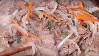 Корейский суп Мугук и Тушеная говядина Собулгоги рецепт Muguk sobulgogi recipe Корейский суп Мугук и Тушеная говядина Собулгоги рецепт Muguk sobulgogi recipe