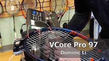 Time Lapse: How to String a Yonex VCore Pro 97 Tennis Racquet