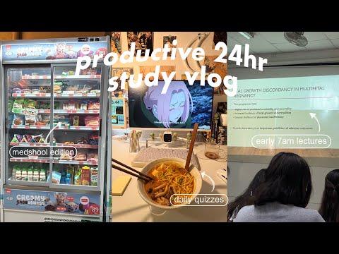 study vlog: daily routine as a third year medstudent