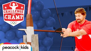 Gigantic Archery Challenge! (ft. Olympian Brady Ellison) | CHALLENGE THE CHAMPS