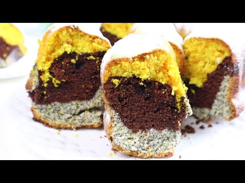 БЫСТРО к Чаю такая КРАСОТА! КЕКС " Радость" / Простая выпечка- самая вкусная