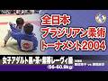 全日本ブラジリアン柔術選手権2004 女子アダルト黒茶紫帯レーヴィ級 服部恵子 vs 瀬尾麻世 #柔術 #bjj #ブラジリアン柔術