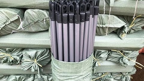 Automatic broom handle PVC coating laminating machine broom stick cap nailing machine