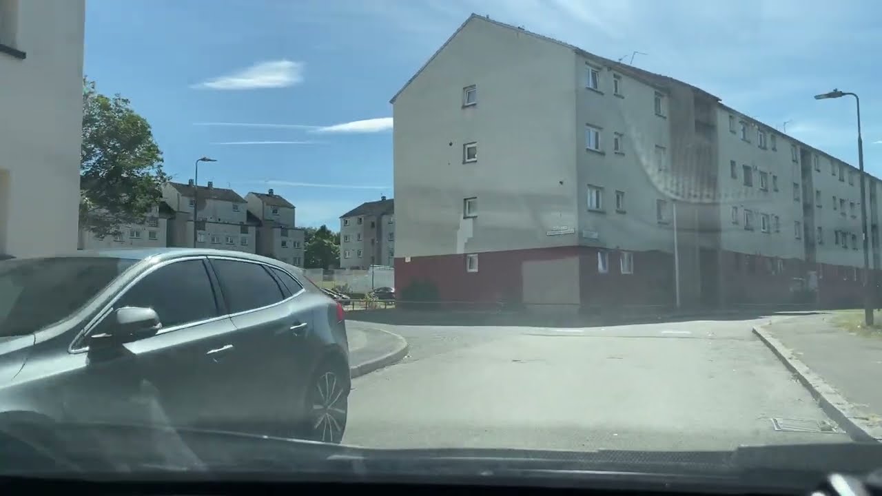 Driving in Edinburgh - Wester Hailes (Murrayburn, Hailesland, and Dumbryden) - July 2022