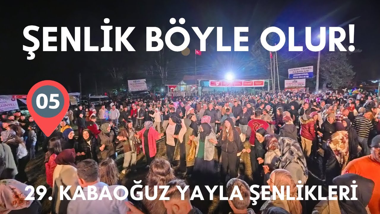 SEVDA KILIÇ KABAOĞUZLULARI COŞTURDU! 29. Kabaoğuz Yayla Şenlikleri 2025 | Amasya Videoları