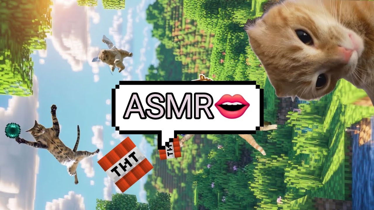 АСМР МОКРІ ЗВУКИ РОТА💋WET MOUTH SOUNDS 💦 ASMR MINECRAFT 