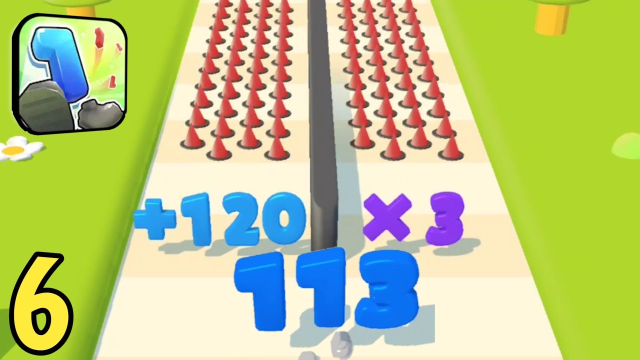 Number Run 3D - Gameplay Walkthrough Part 6 - All Max Levels 107-124 (Android, iOS) Pro Video game