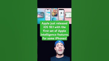 #apple released an #ios 18.1 update which includes the first #appleintelligence #iphone #features