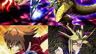 Yugi and Jaden defeated Five Headed Dragon Sucker