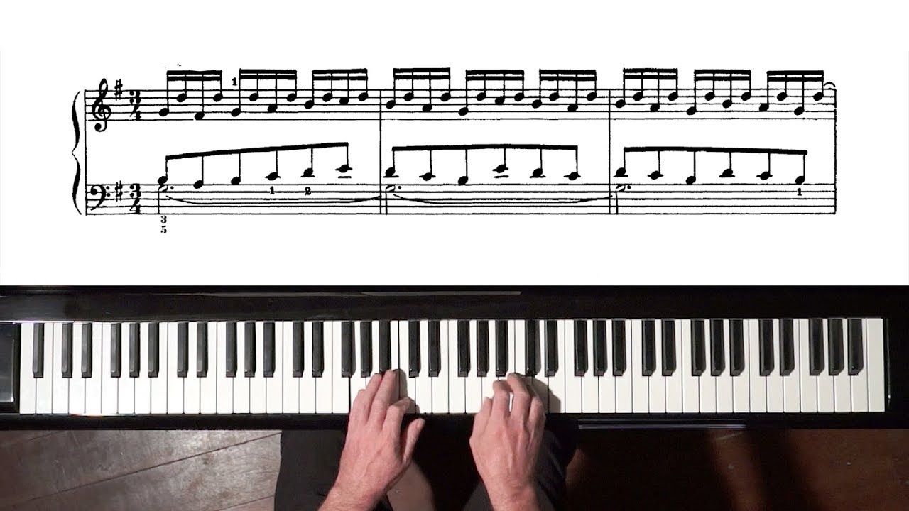 Bach Prelude and Fugue No 15 Well Tempered Clavier, Book 2 with