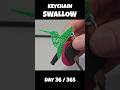 3D Printing Everyday for 365 Days 36/365 Swallow Keychain #stem #ideas #practical
