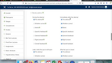 How to create quiz on LMS