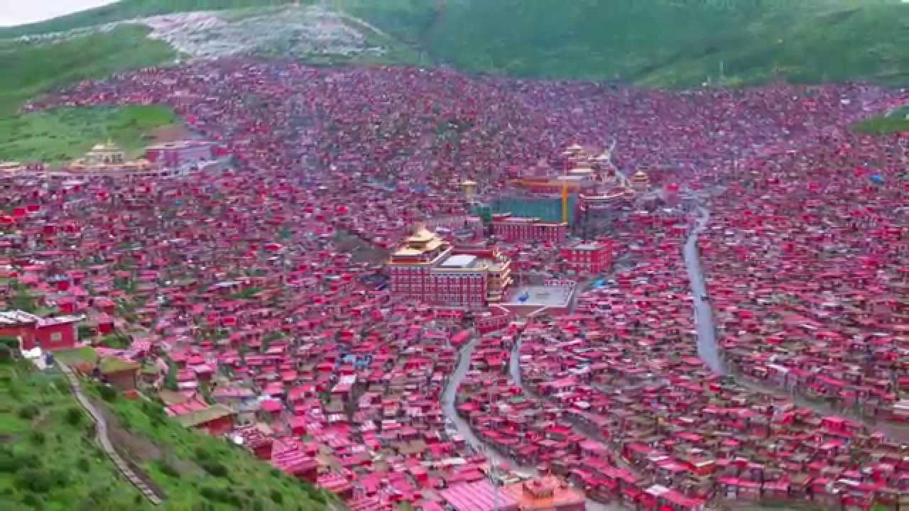 四川色達五明佛學院gigapixal Youtube