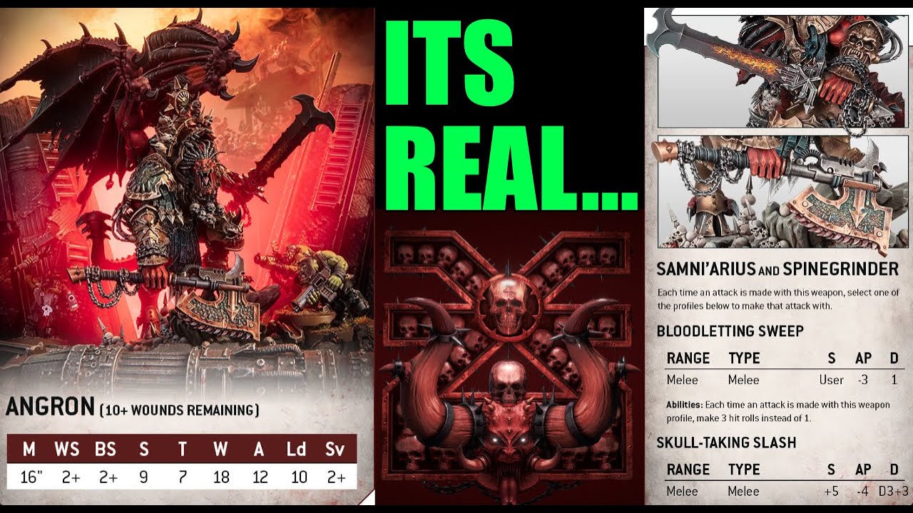 Games Workshop CONFIRMS... "Faithless Traitor" Leak TRUE! Warhammer 40k Chaos Daemon Primarch