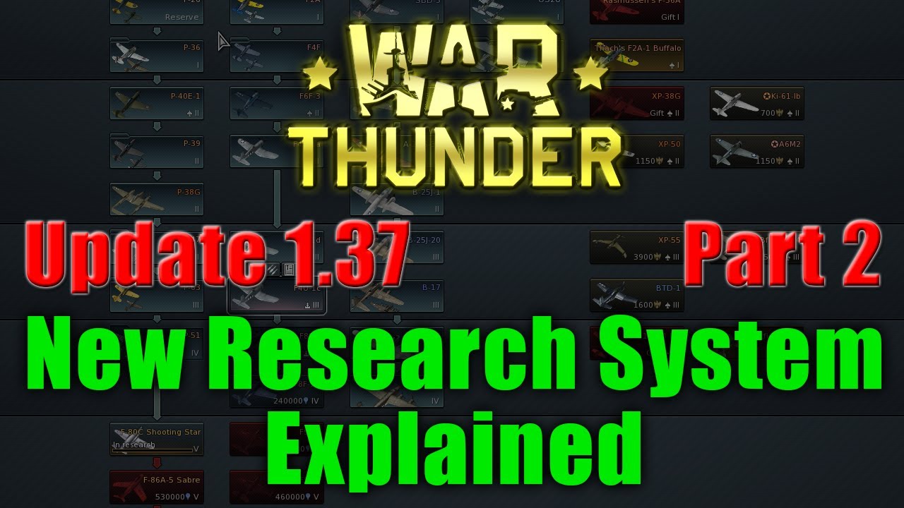 research update war thunder